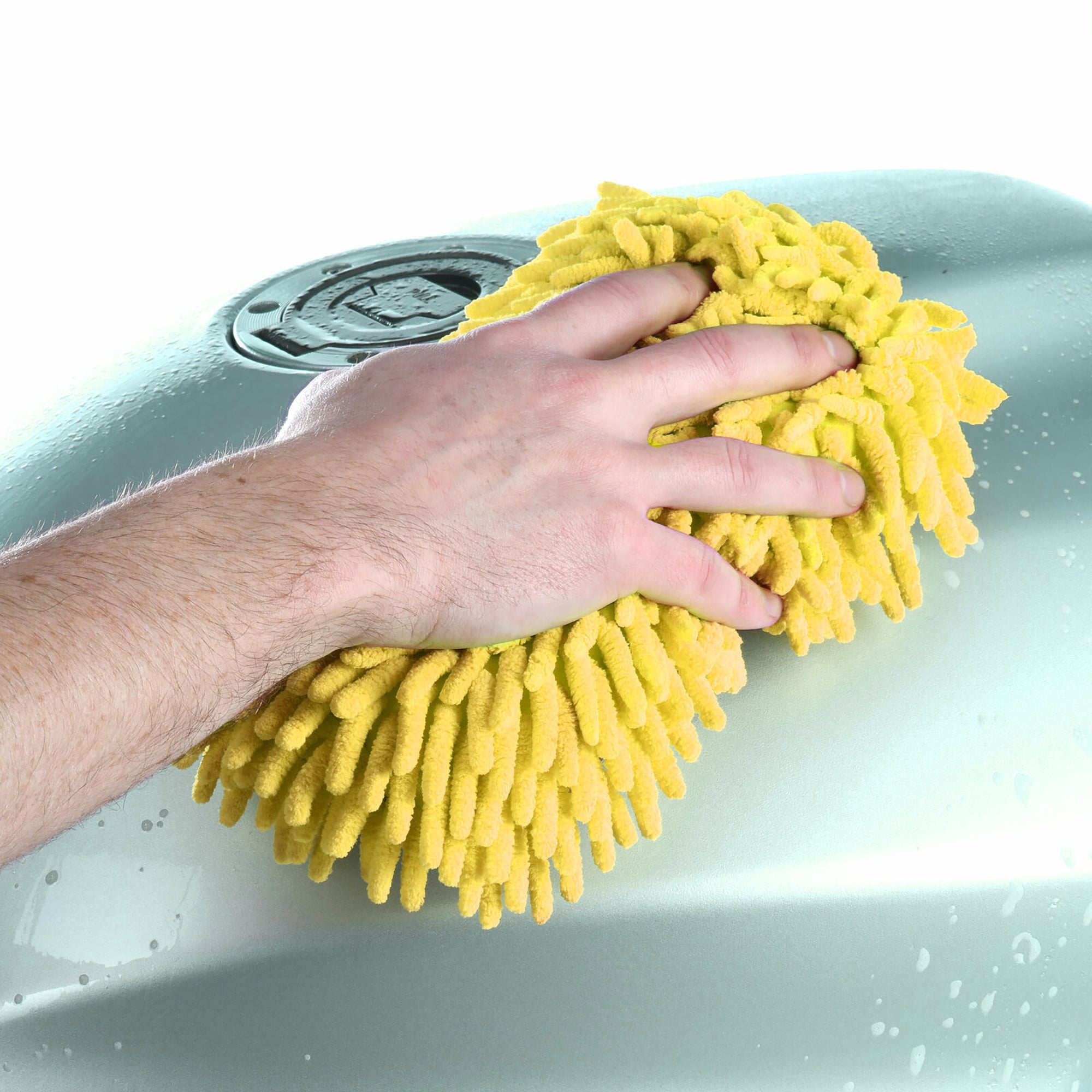 2Pcs Goodyear 2 in 1 Microfibre Noodle Sponge Valet Car Wash Cleaning Mesh Pad 2Pcs Goodyear 2 in 1 Microfibre Noodle Sponge Valet Car Wash Cleaning Mesh Pad